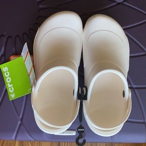NEW Crocs Unisex-Bistro Clog/White-US Size 9-Women/7-Men